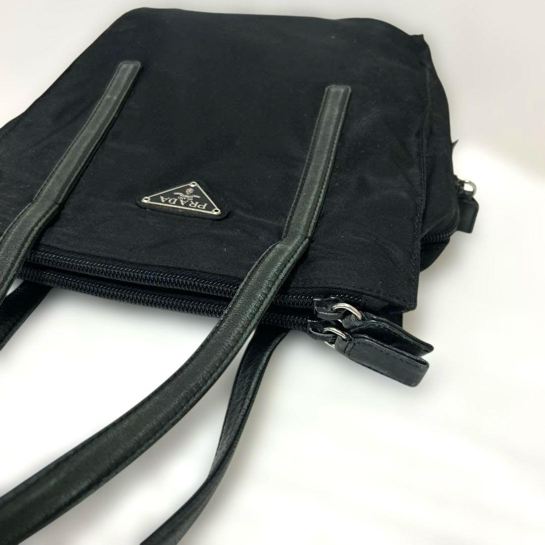 タ*マ様 PRADA ブラック ハンドバッグ　プラダ　縦長　トートバック
