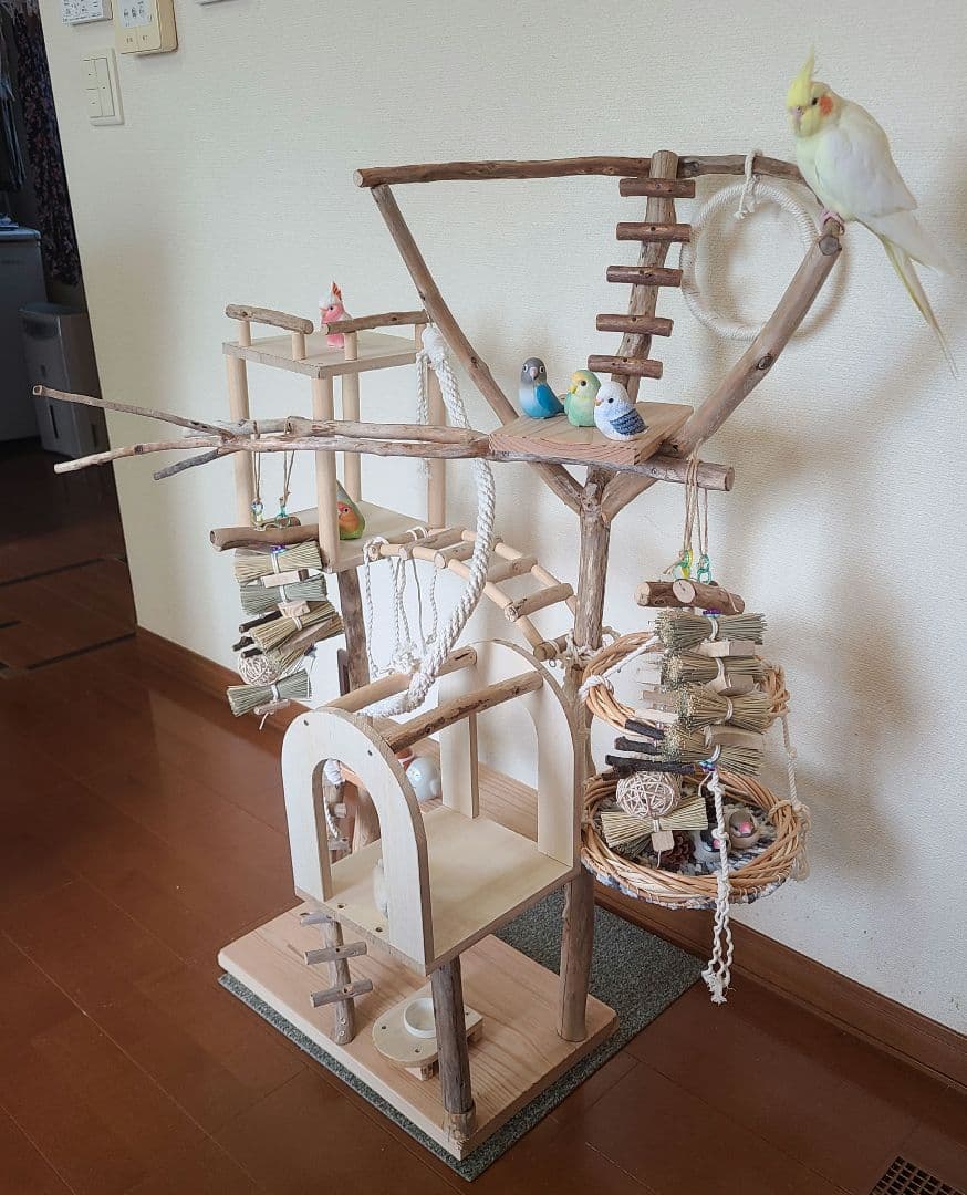 ② ukiオーダーページ　ハンドメイド　流木　アスレチック