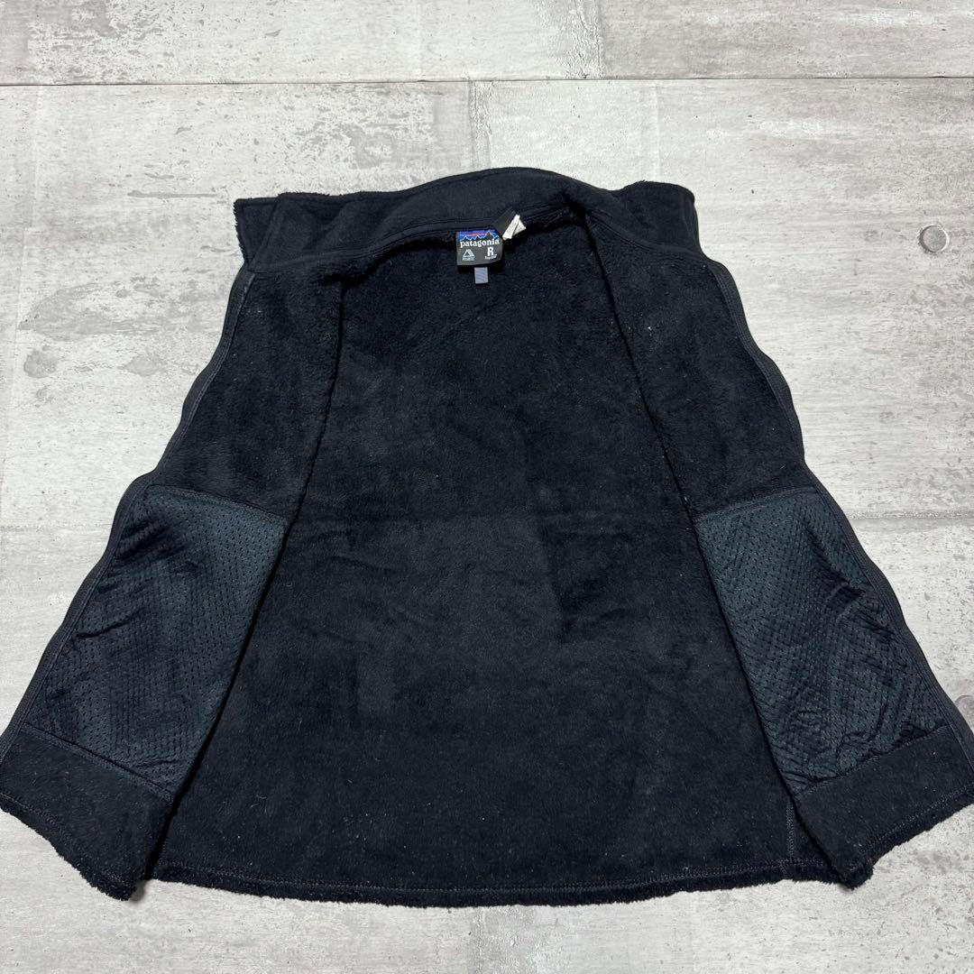 patagonia 00年 USA製 R2 ベスト ブラック フリース ボア L