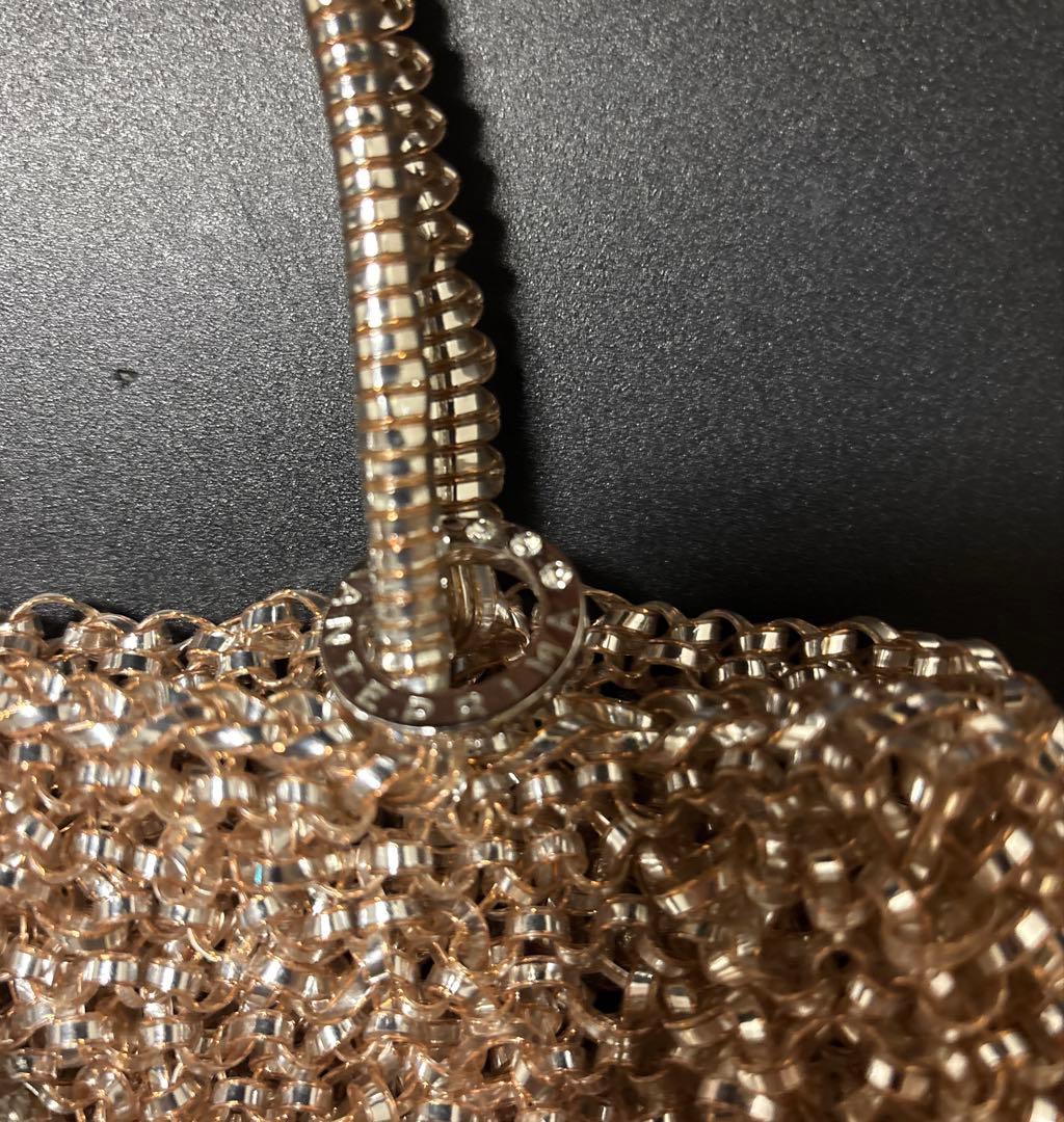 アンテプリマワイヤーリボンバッグ　ピンク