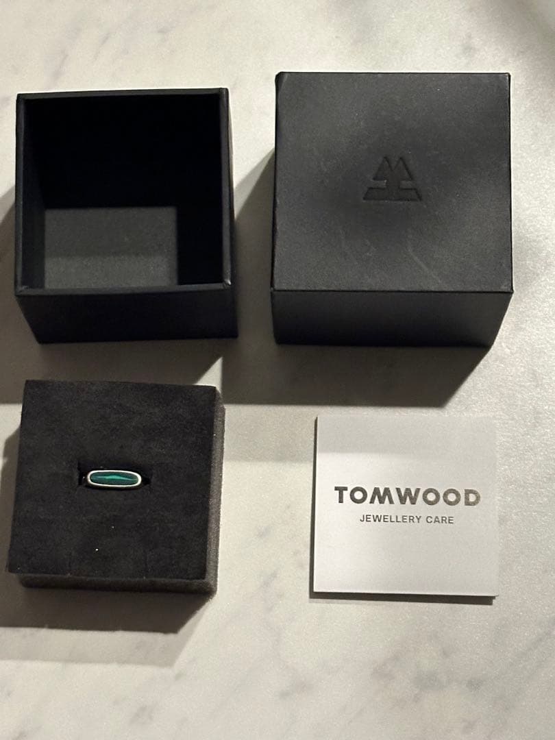 【常田大希 着用】TOM WOOD / Mario Ring Malachite