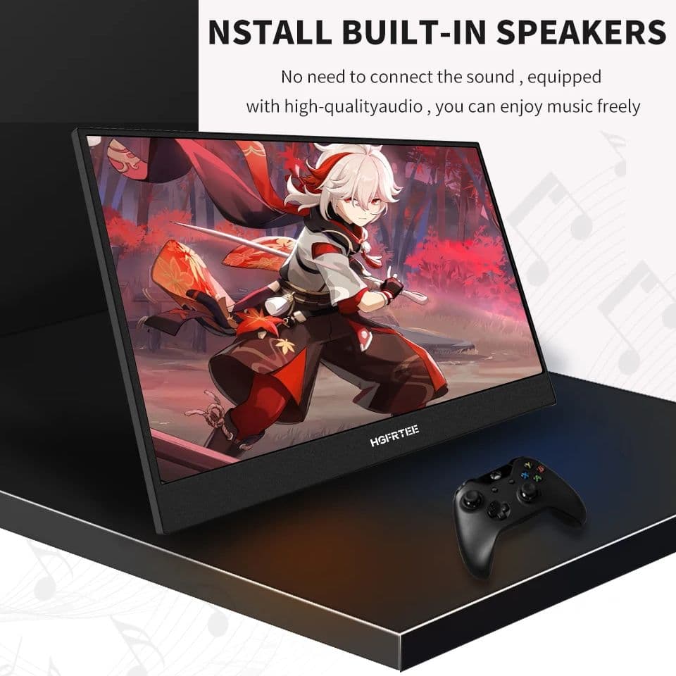 HGFRTEE 14インチ モバイルモニター 4K 3840 x 2160