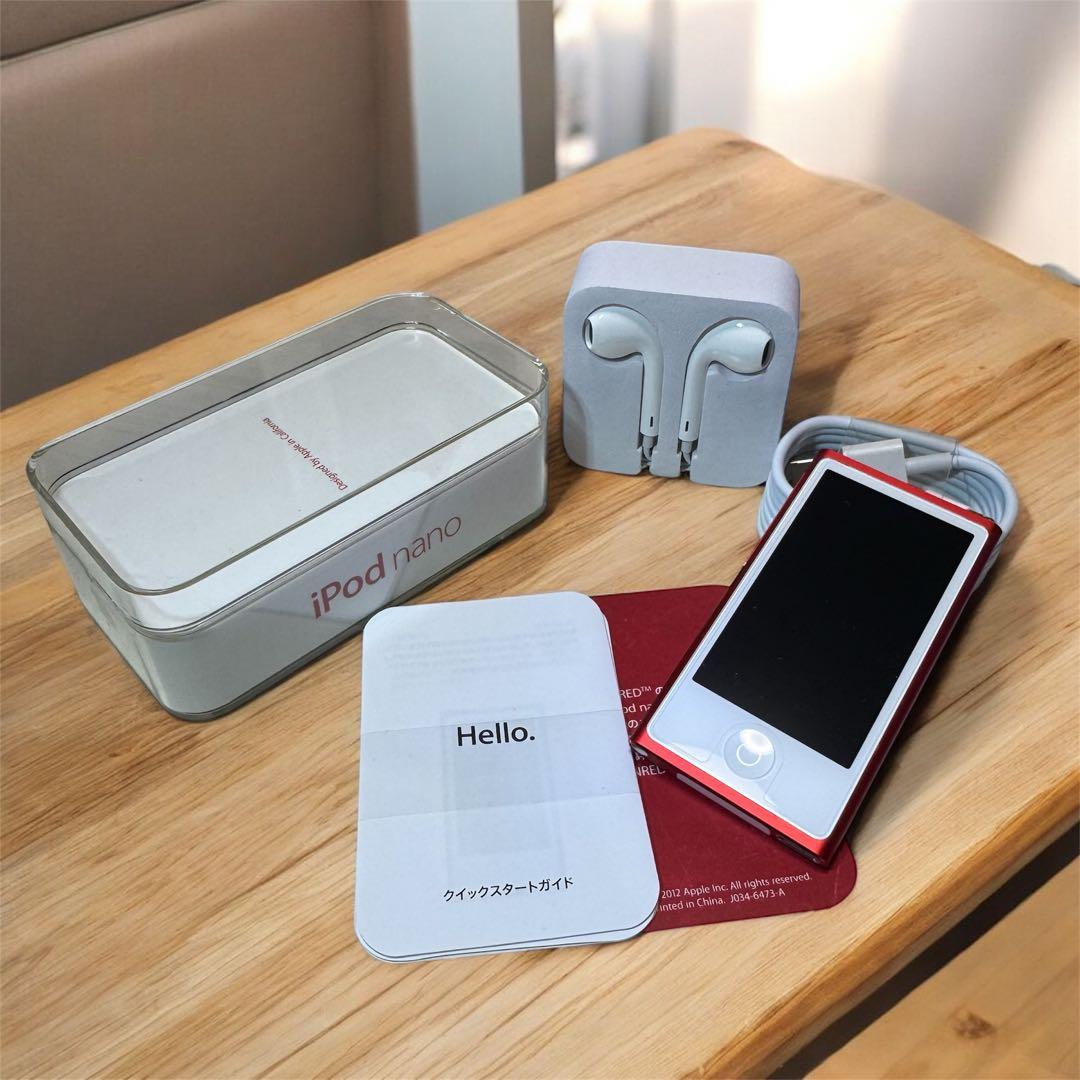 ☆未使用品☆iPod nano 第7世代 レッド 16GB Apple純正