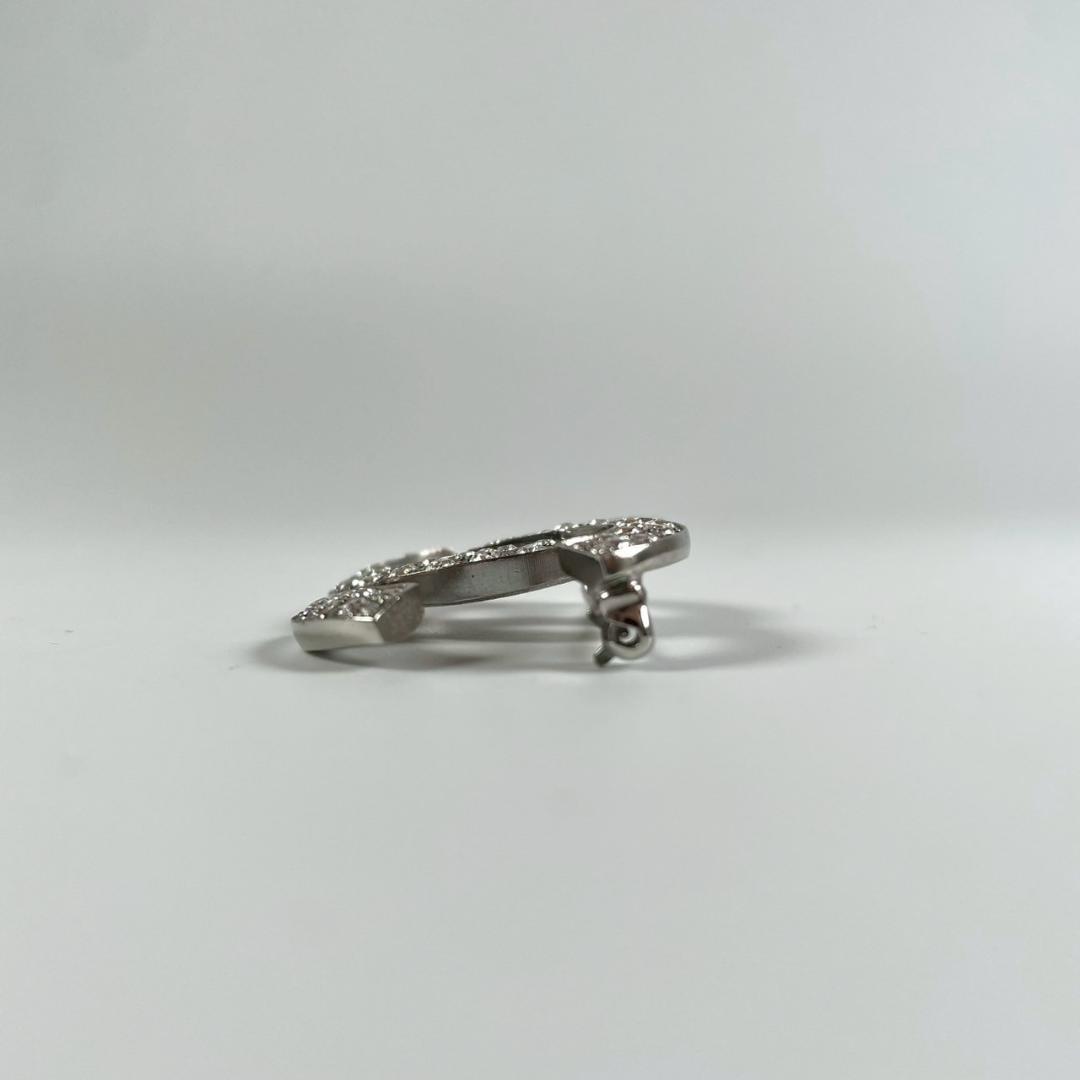 美品　C20　CHANEL シャネル　CC　ココマーク　ブローチ　ラインストーン