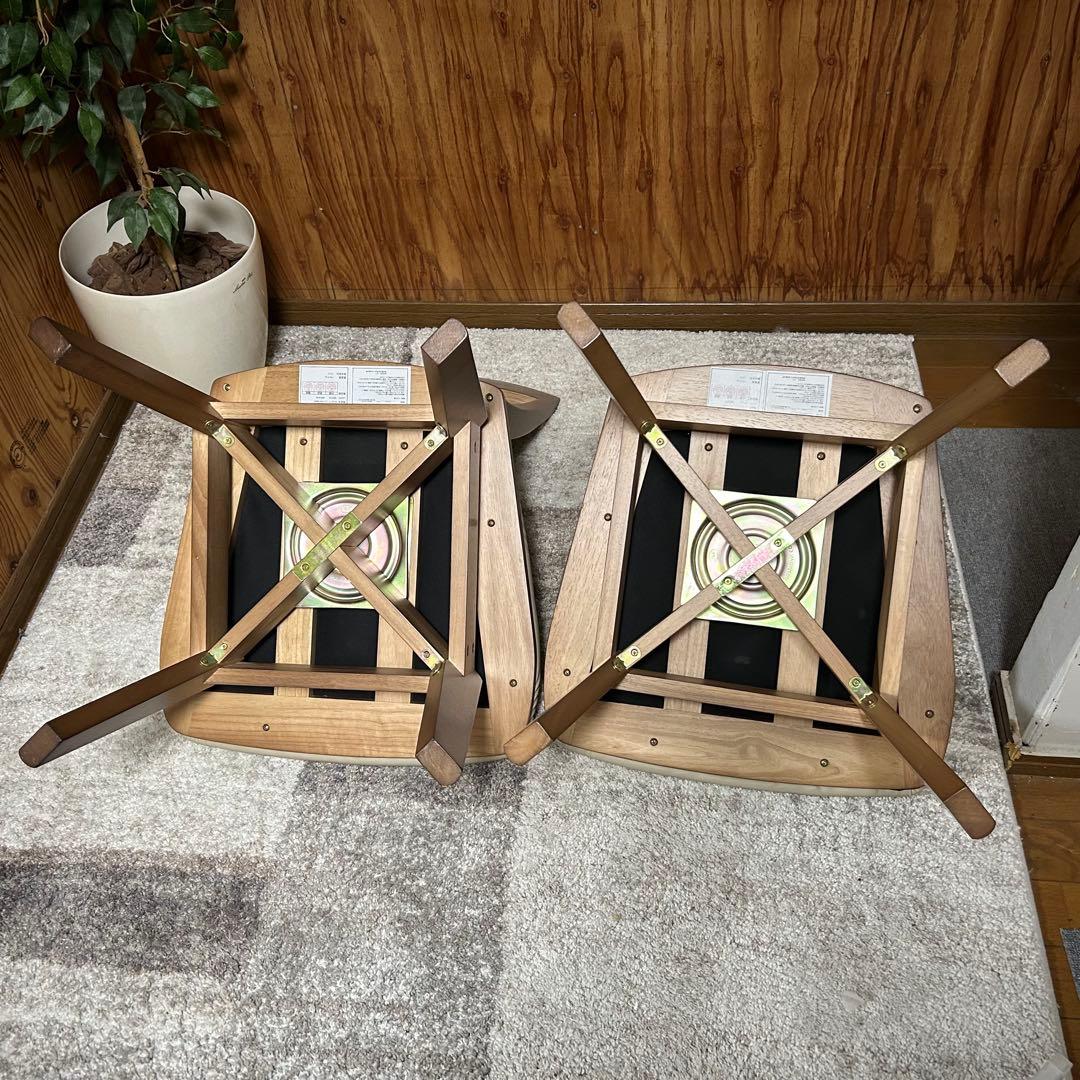 都内23区送料無料❗️ ニトリ　ダイニングテーブル　回転チェア　ダイニングセット✨