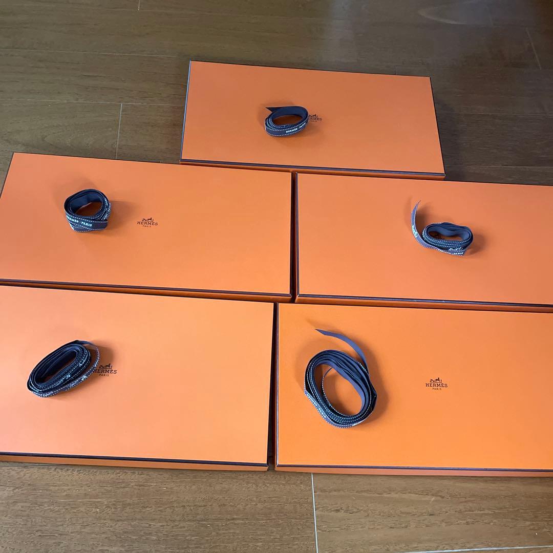 バラ売り可能☆エルメス　スカーフ空箱 5個セット