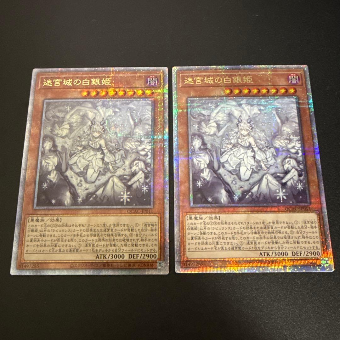 迷宮城の白銀姫　絵違い 25th シク　2枚セット