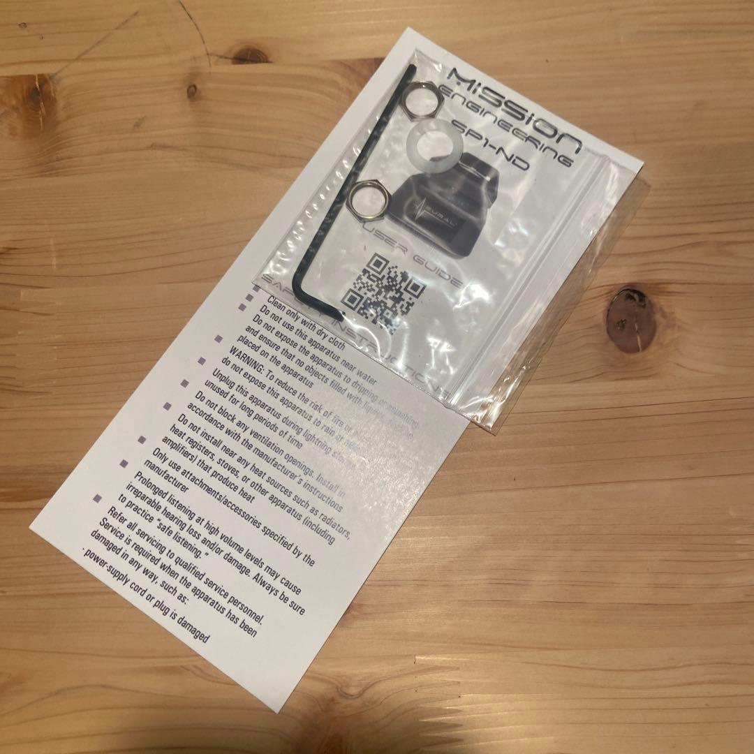 Mission Engineering SP1 ND BK 未使用 未開封品