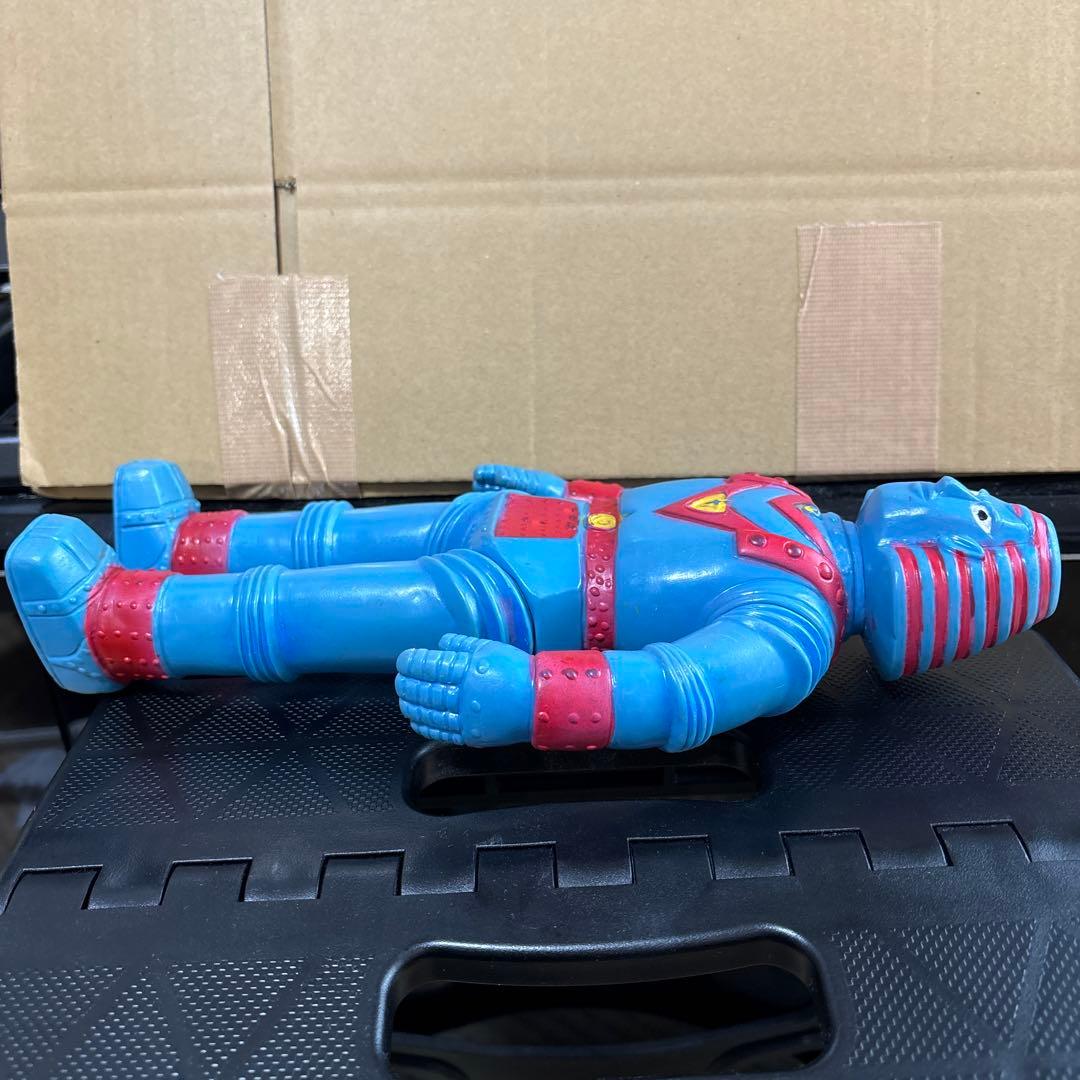 ジャイアントロボ　ブルマァク 昭和46年頃 当時物　ソフビ　29CM 東映