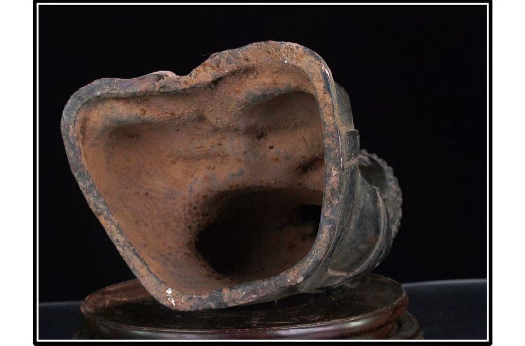 民間仕入れ品　美術館級中国明時代　銅製子如来様※激安骨董品G1145A12-2