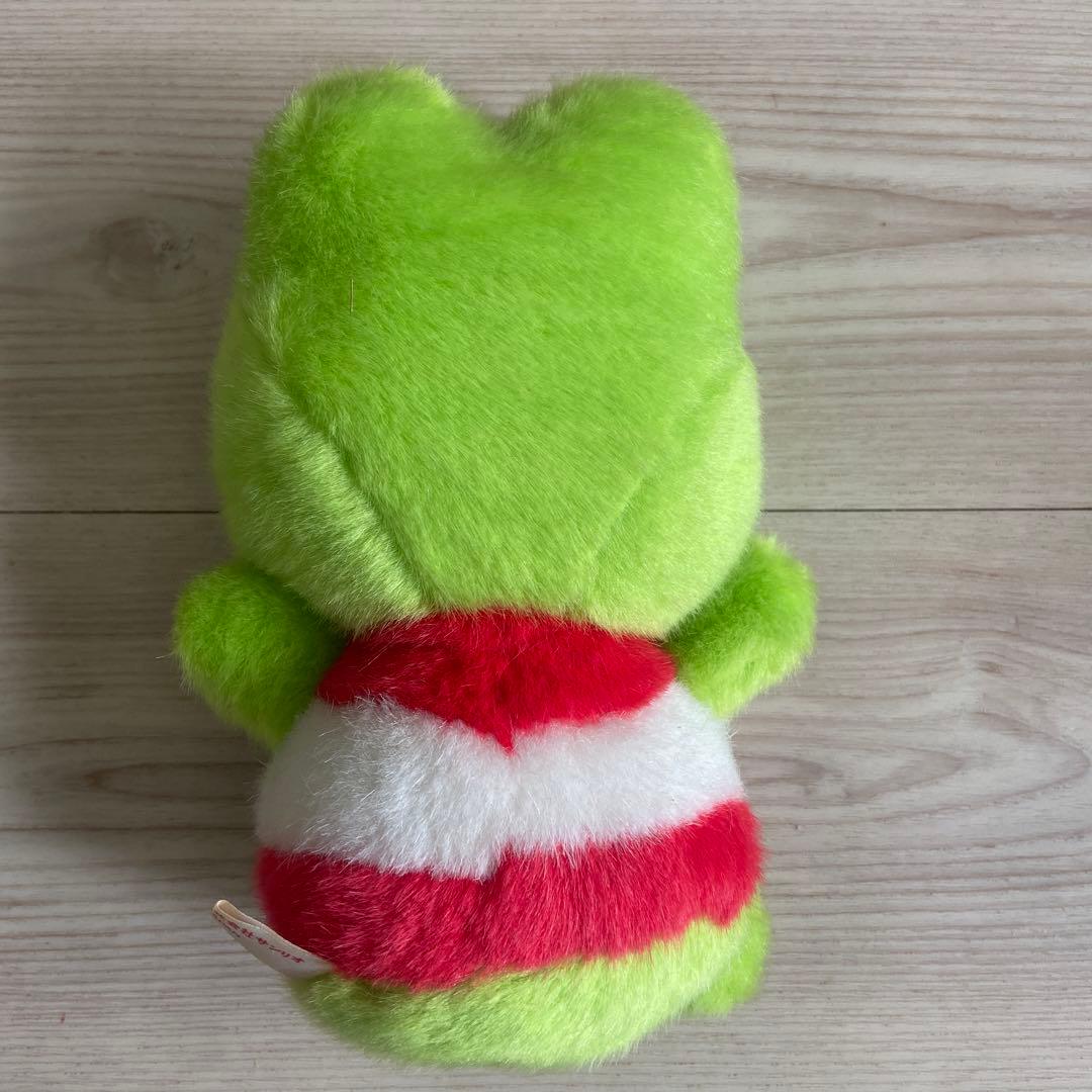 サンリオけろけろけろっぴぬいぐるみ　旧ロゴ　レトロ　日本製音が鳴る当時品希少レア