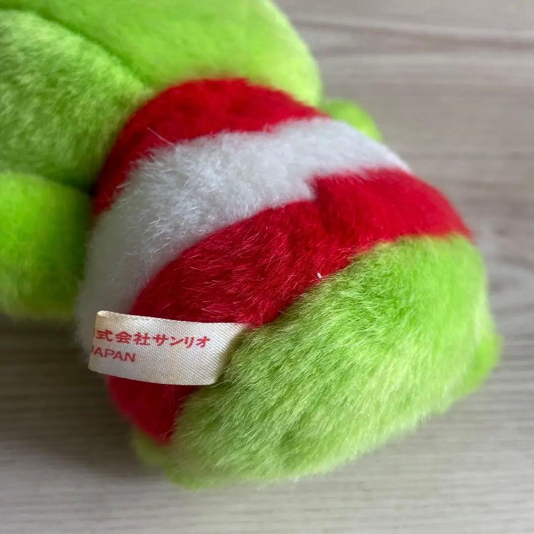 サンリオけろけろけろっぴぬいぐるみ　旧ロゴ　レトロ　日本製音が鳴る当時品希少レア