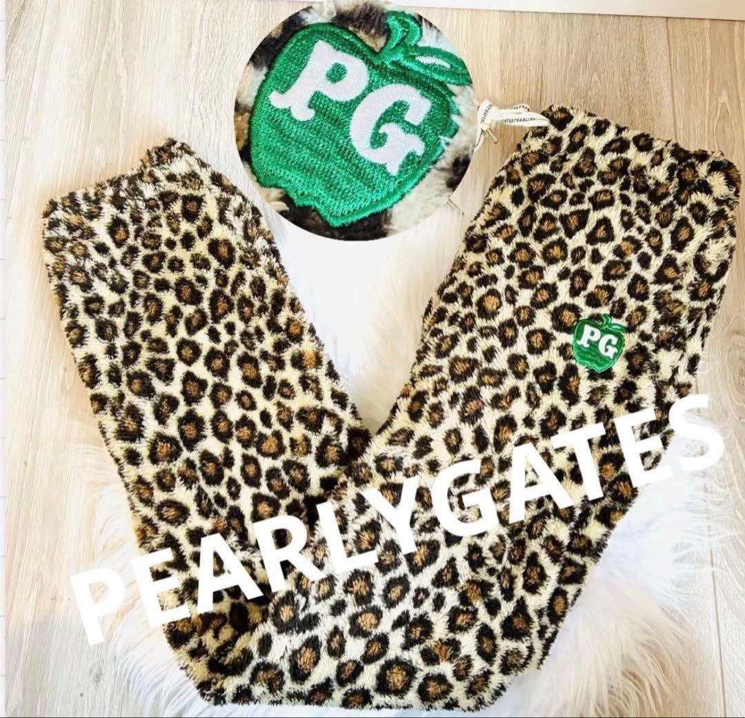 未使用級　PEARLYGATES パーリーゲイツ　レオパード　PG ボア