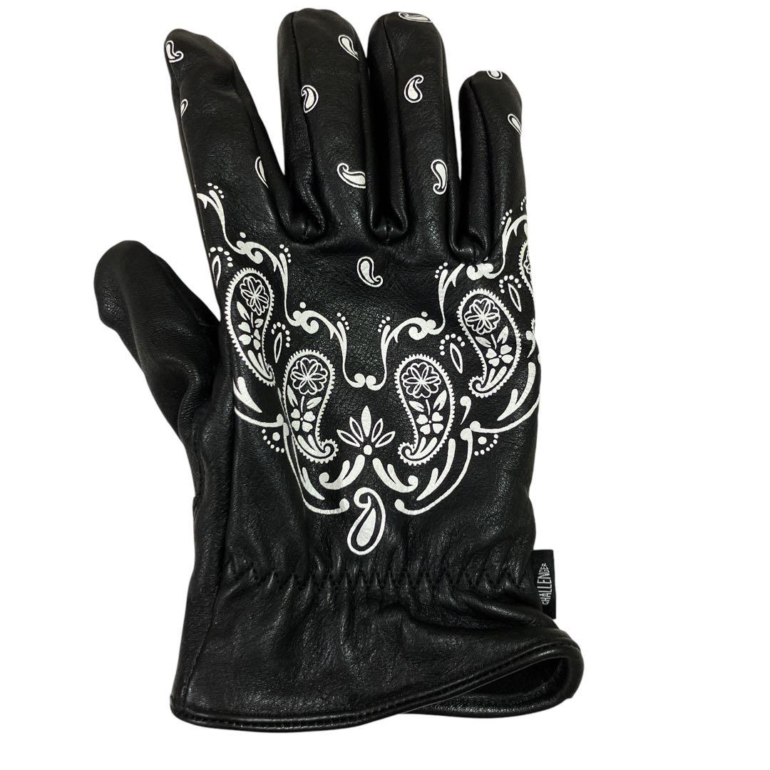M BK CHALLENGER　 BANDANA LEATHER GLOVE