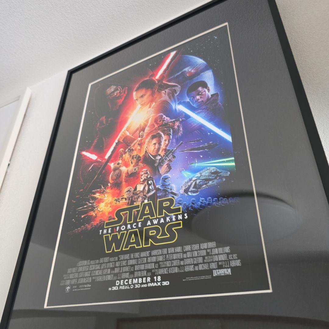 「スター・ウォーズ　フォースの覚醒」 ポスターフレーム