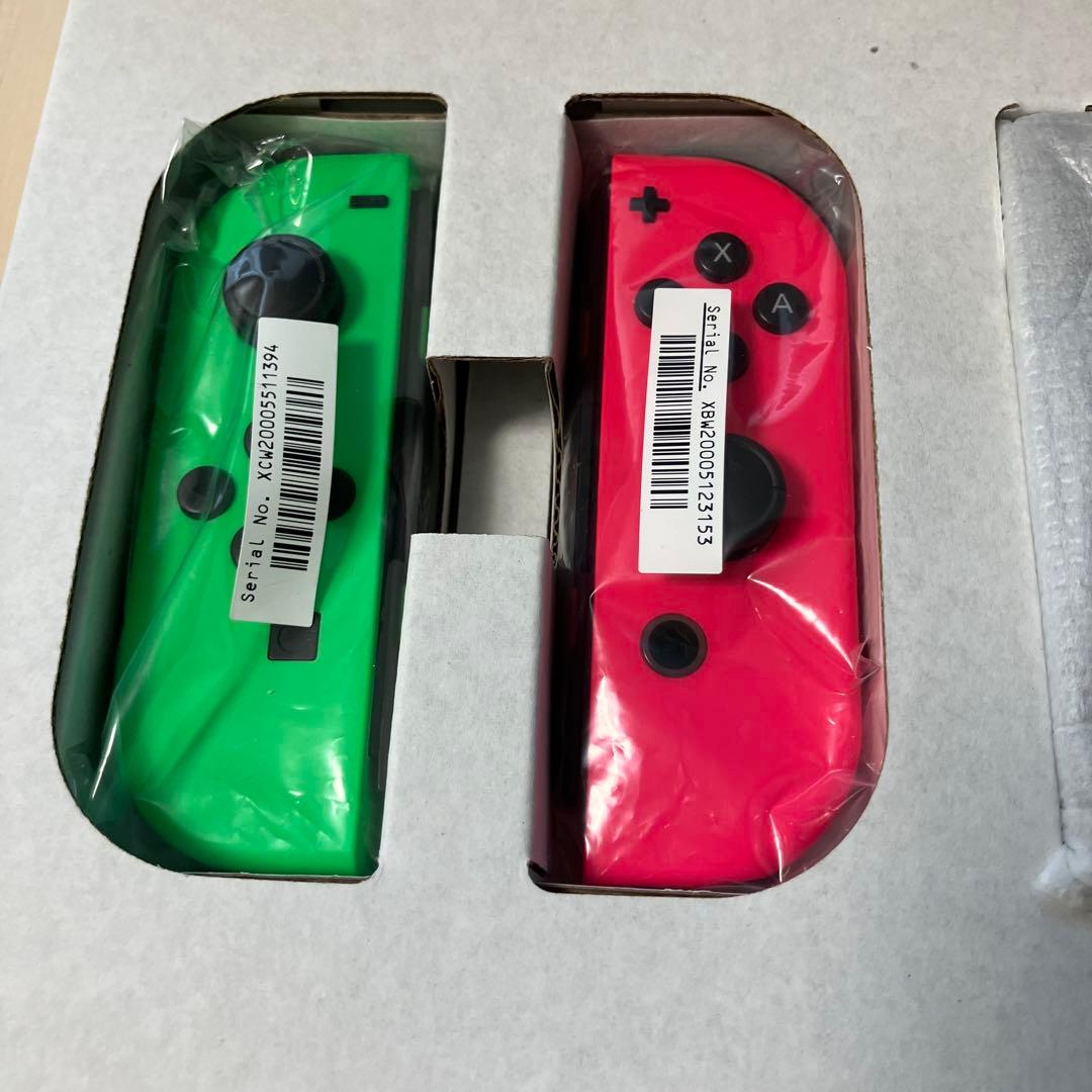 【純正・付属品セット】Nintendo Switch本体 グリーン・ピンク
