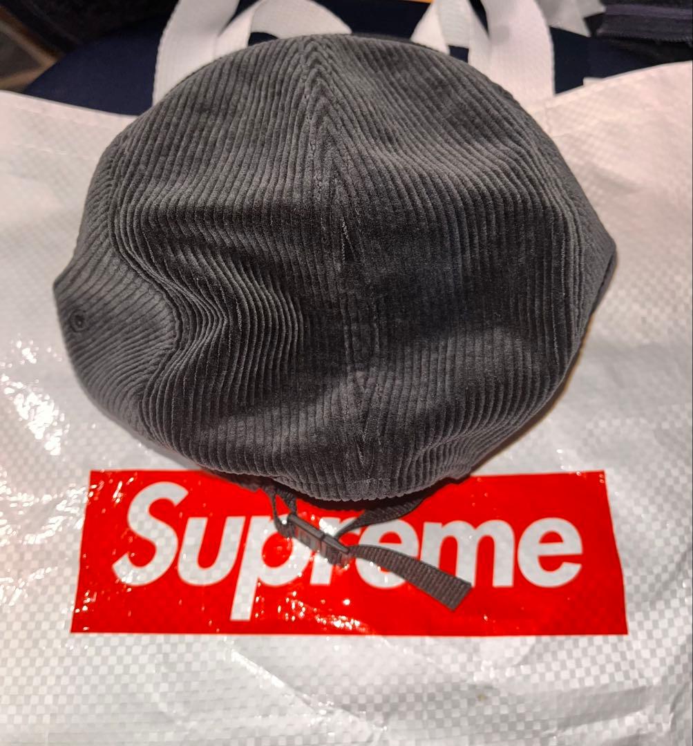Supreme Camo Corduroy Camp Cap ブラック 25ss