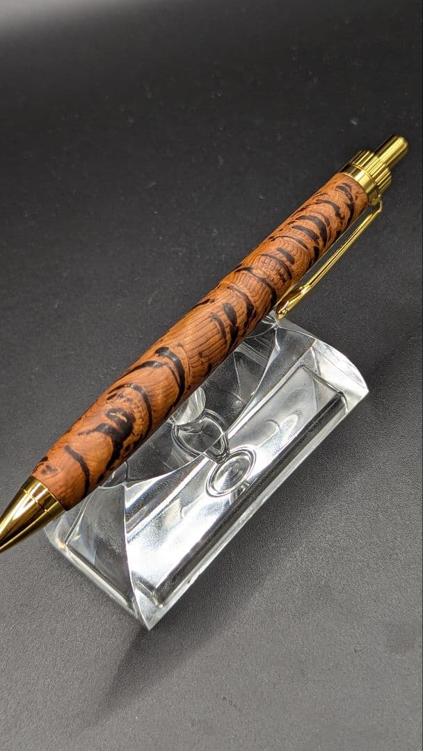 415ペン工房翌檜　超極上　屋久杉　泡瘤　木軸シャーペン　ボールペン