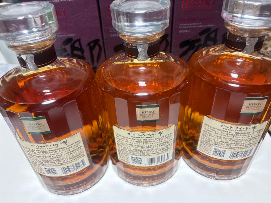 新品未開封　サントリー　ウイスキー　響　ブレンダーズチョイス　3本セット　箱付