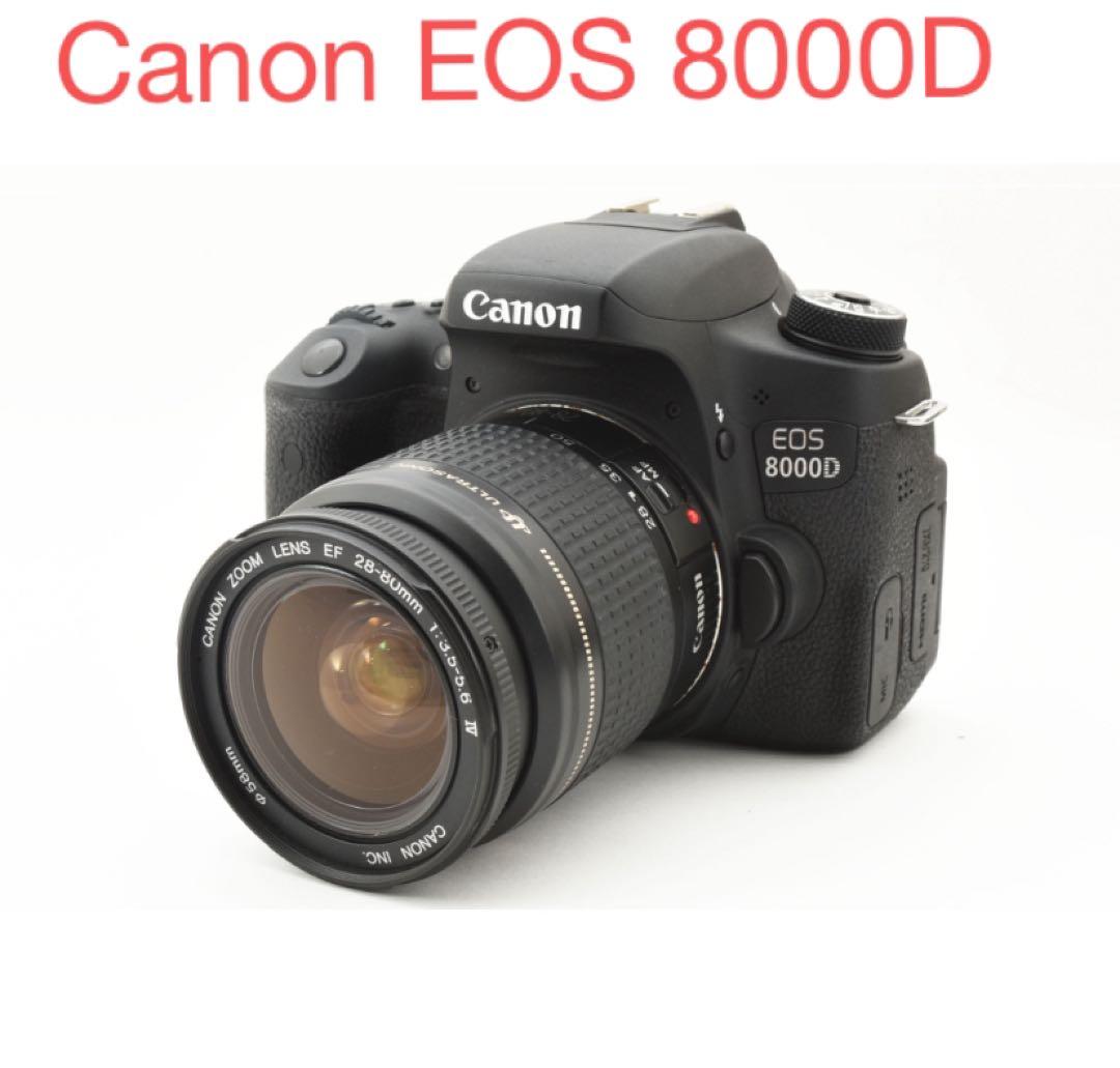 一眼レフカメラCanon EOS 8000D 標準レンズセット/EF 28-80