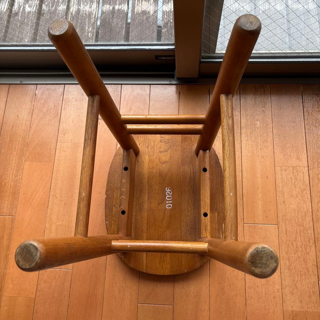 カリモク ヴィンテージ スツール2個