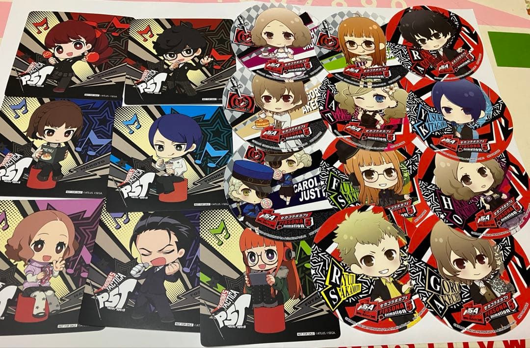 ペルソナ5 他 ポスカ、コースター類