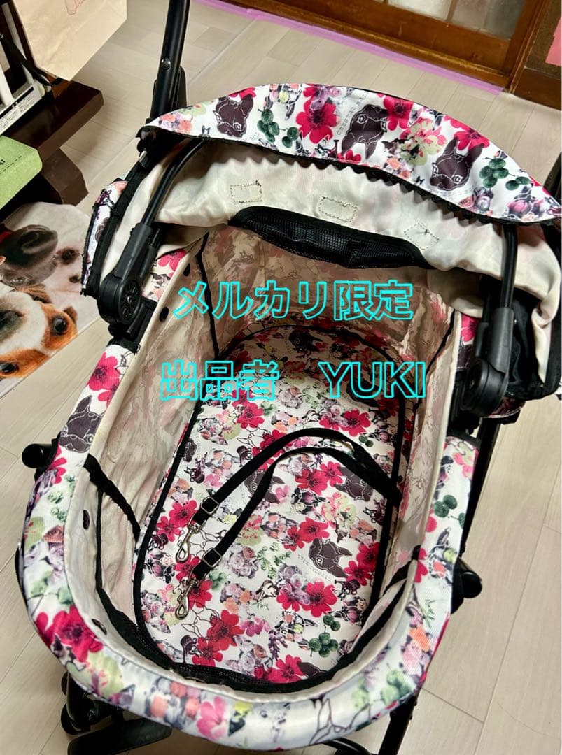 CRYSTAL BALL 花柄ペットカート