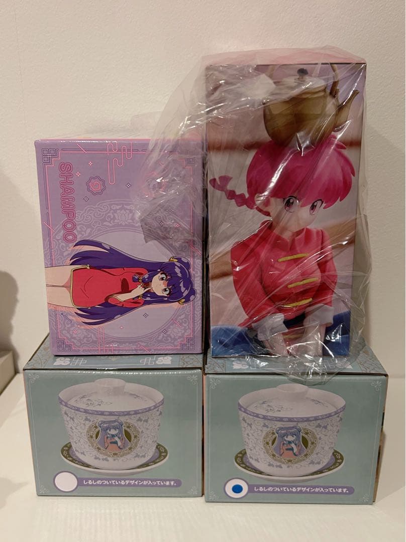 ♡らんまセット♡ 中華風 茶器セット ぬーどるストッパー サテン巾着