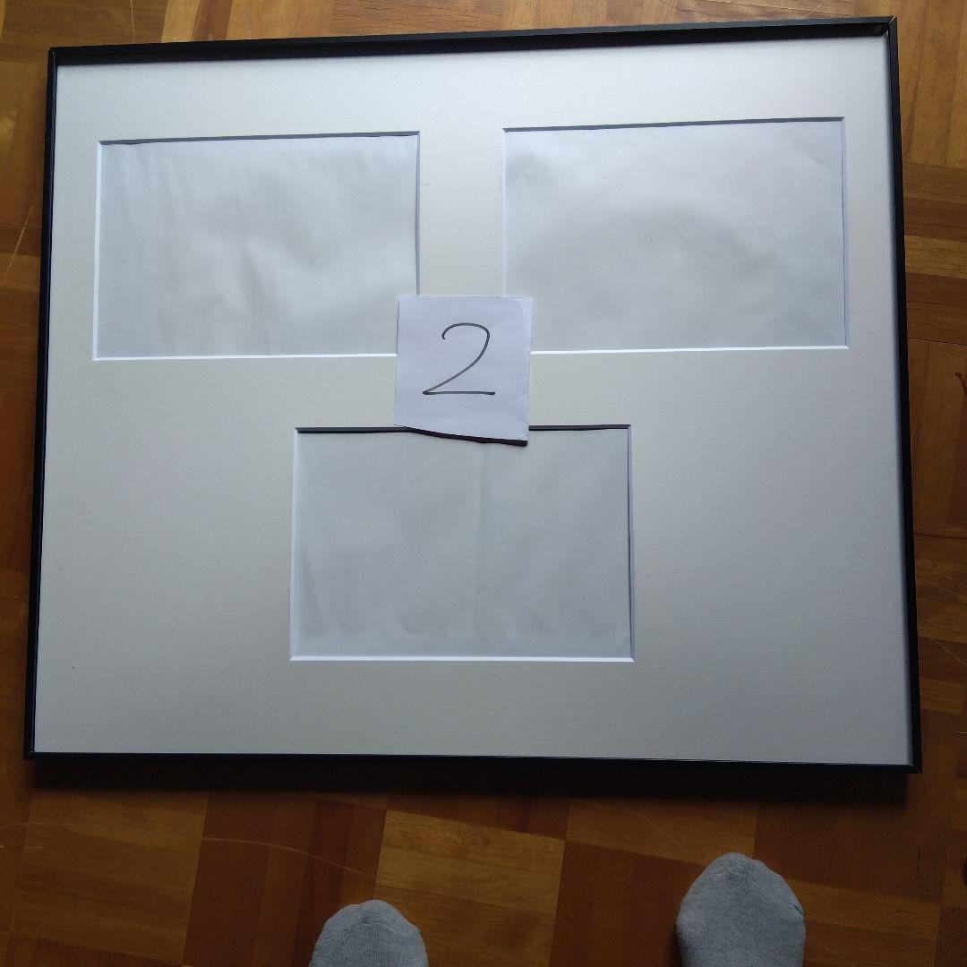 FUJIFILM写真展示用フレーム 全紙２ 　全紙3枚組２　 半切２　4切