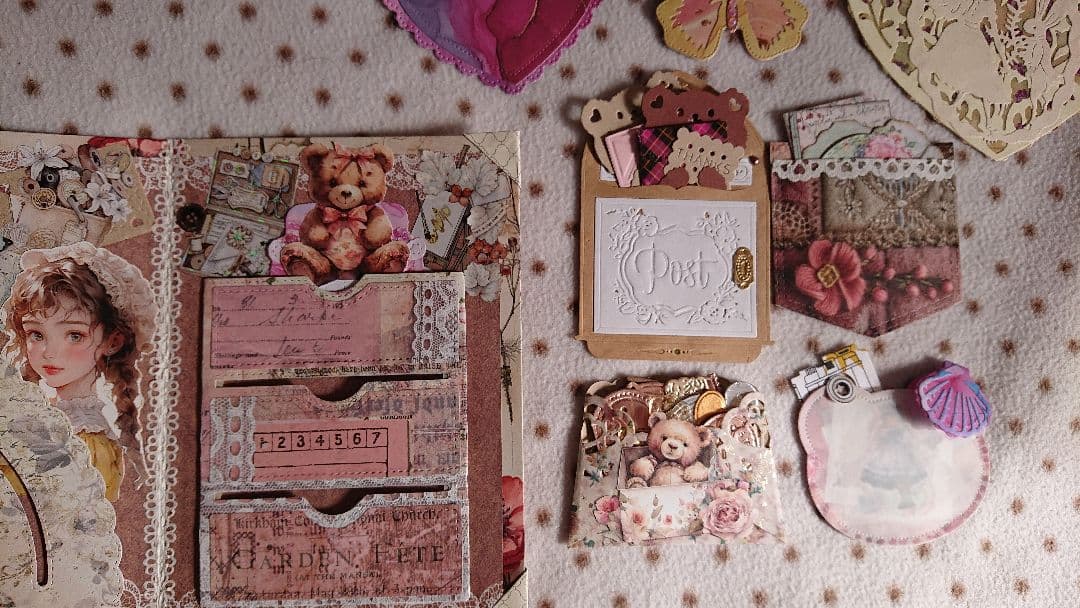 女の子おすそ分けファイルと女の子おすそ分け封筒 紙ものno.37