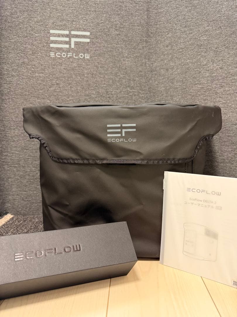 新品 EcoFlow DELTA 2 / 中古ソーラーパネル付き　セット