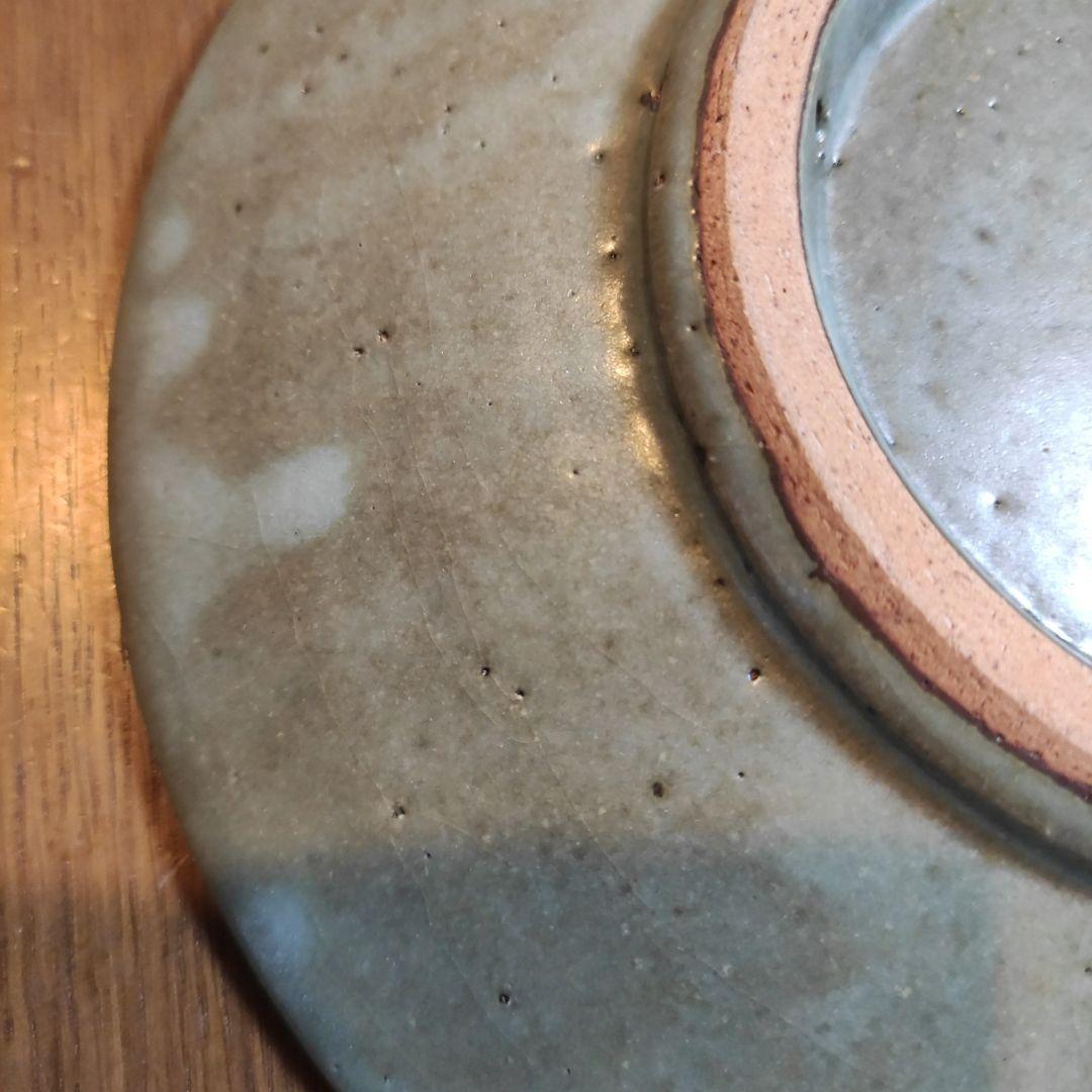 人間国宝　島岡達三　象嵌皿　共箱