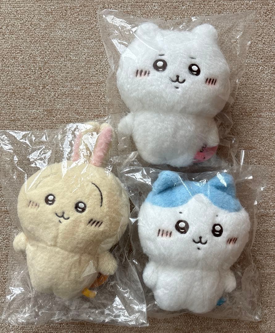 ちいかわ　ほわほわぬいぐるみS ちいかわ　ハチワレ　うさぎ
