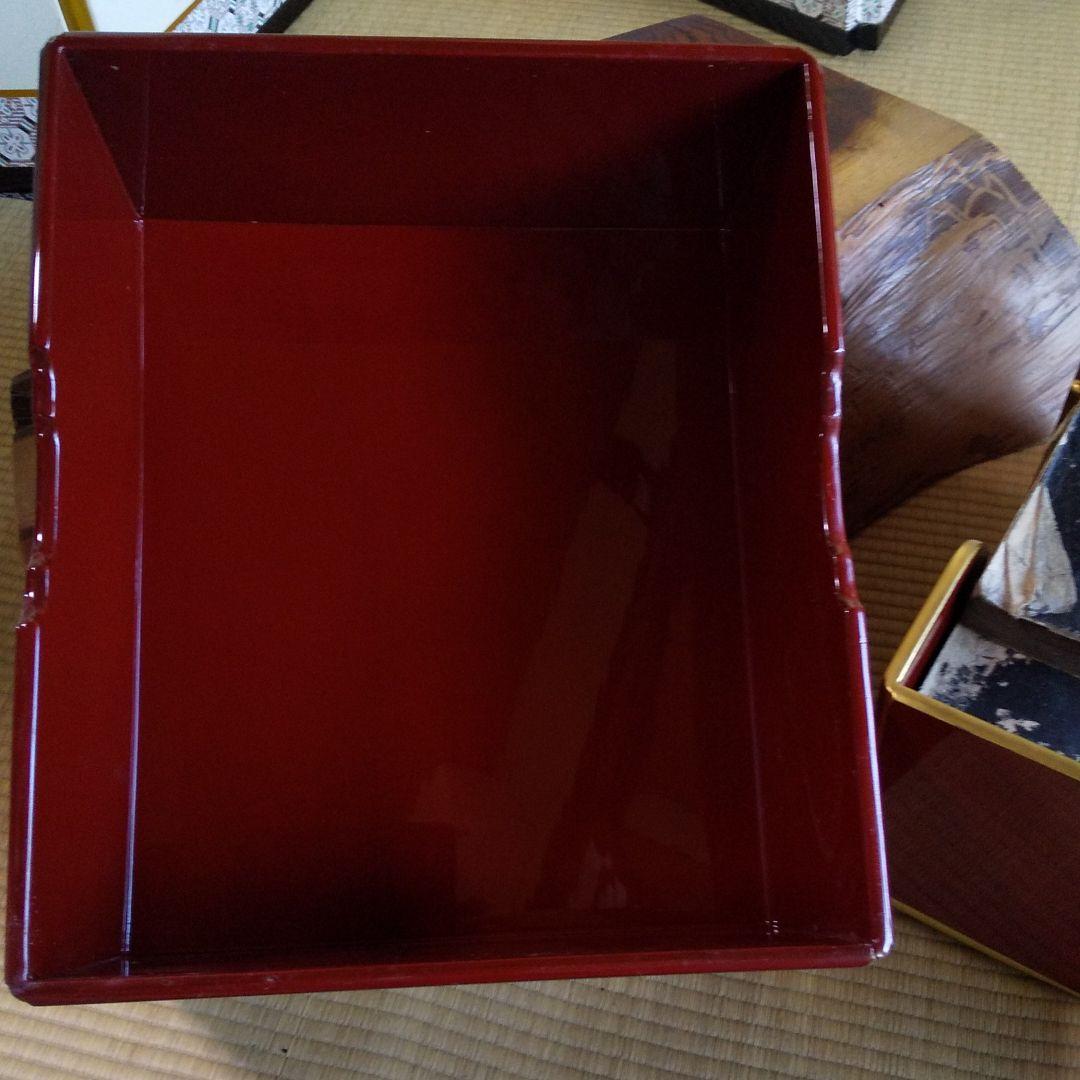 漆塗り箱+古書5冊