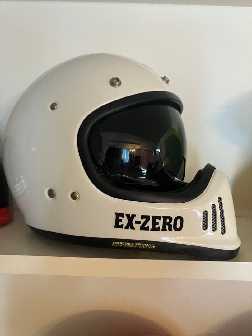 EX-ZERO ホワイト フルフェイスヘルメット廃盤