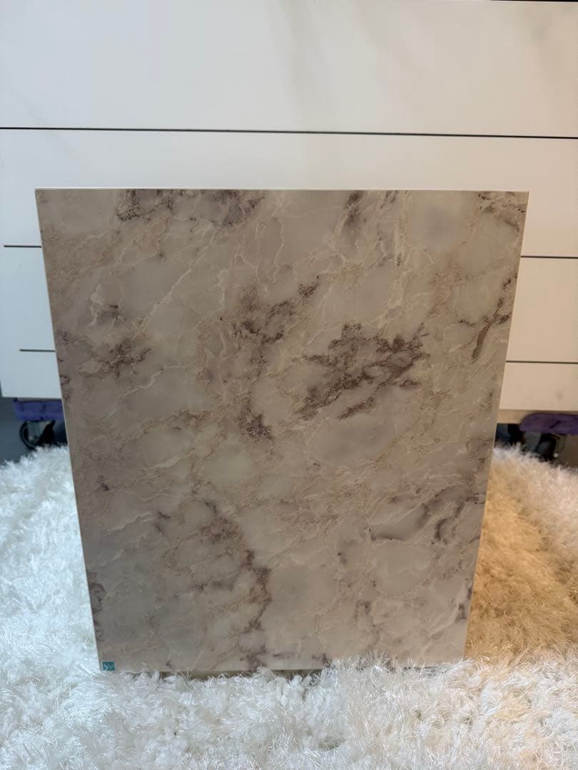 Wood style 大理石調サイドテーブル