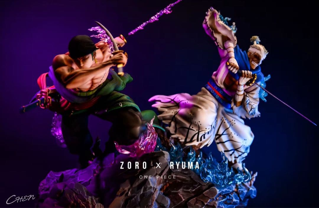 ワンピース ゾロ フィギュア ガレージキット 塗装済み品1/8pop サイズ