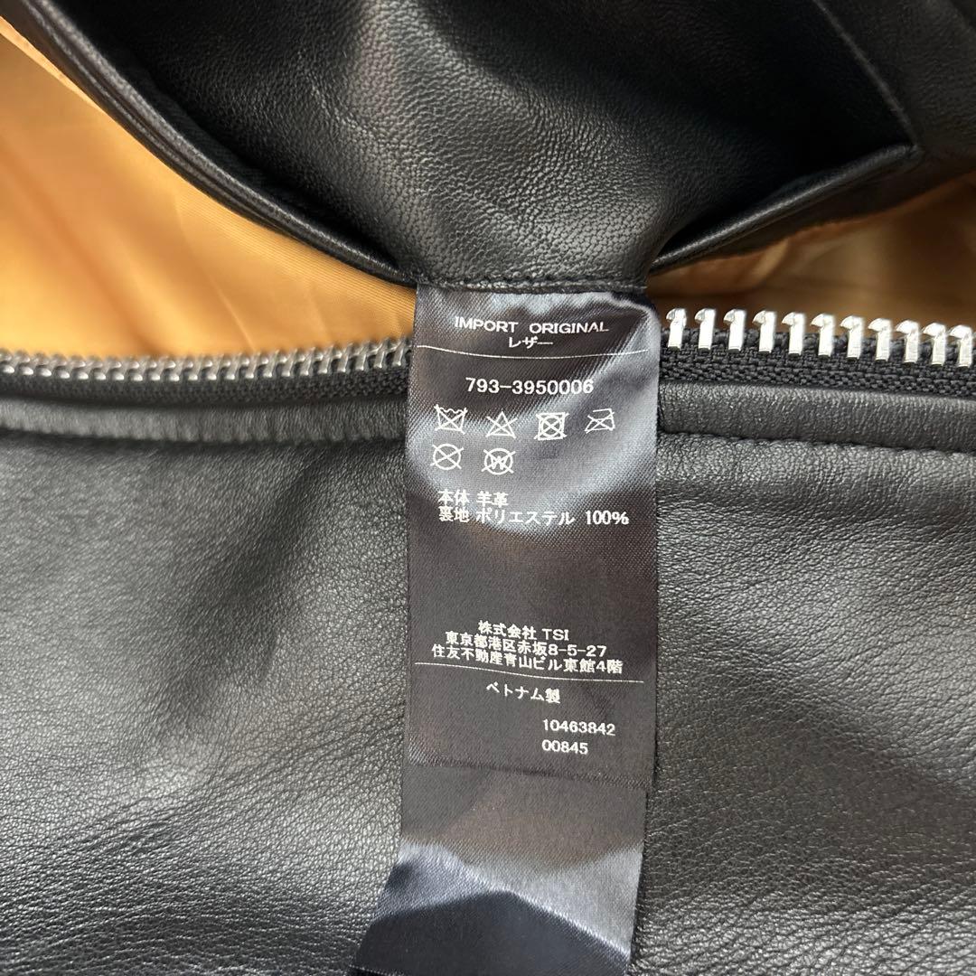 RETRO GRADE レトログレード　ブラック　羊革　レザージャケット　XL