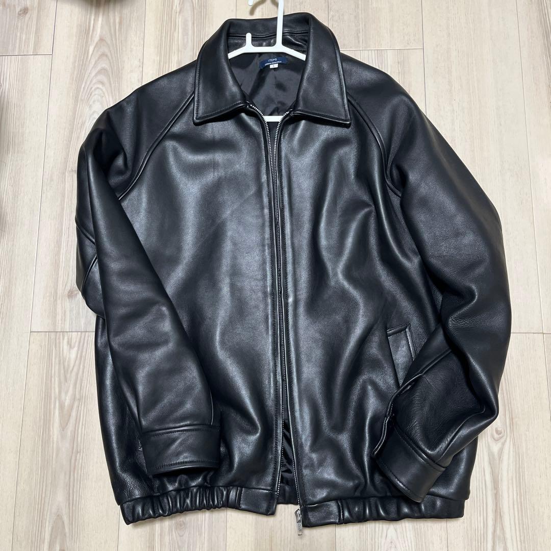 ラムレザー ZIP UP ジャケット ITEMS URBAN RESEARCH