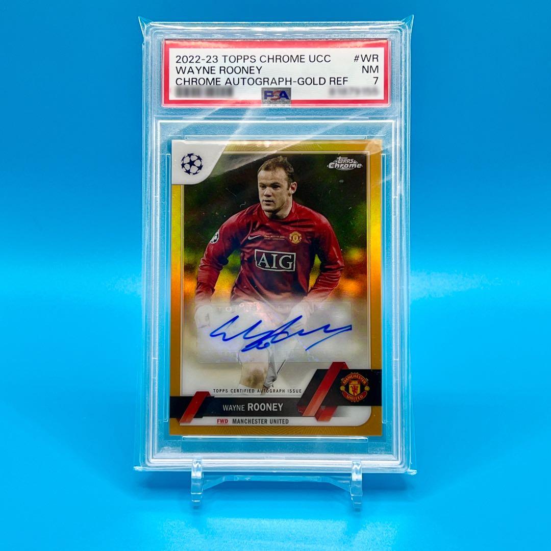 世界50枚限定！Topps WAYNE ROONEY 直筆サイン PSA7