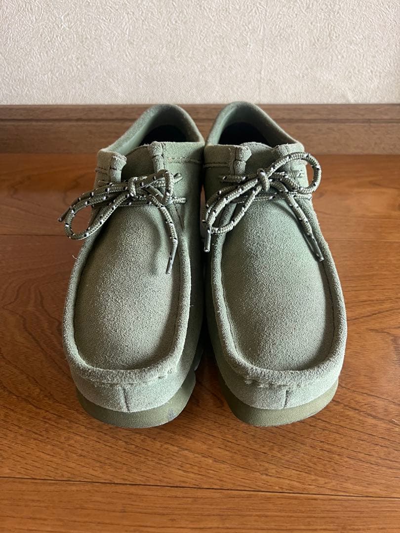 靴 Clarks Wallabee GTX Loden Green