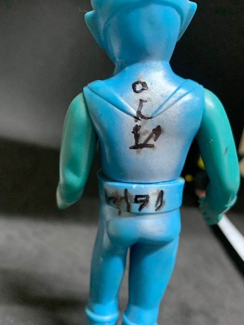 昭和レトロ　当時物　流星人間ゾーン　ソフビ　人形　ポピー