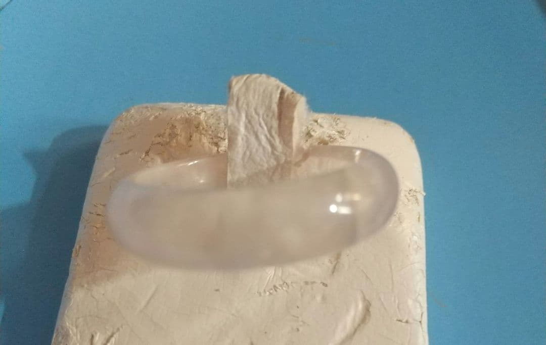 #ビンテージレトロ琥珀風リング(12号サイズ)