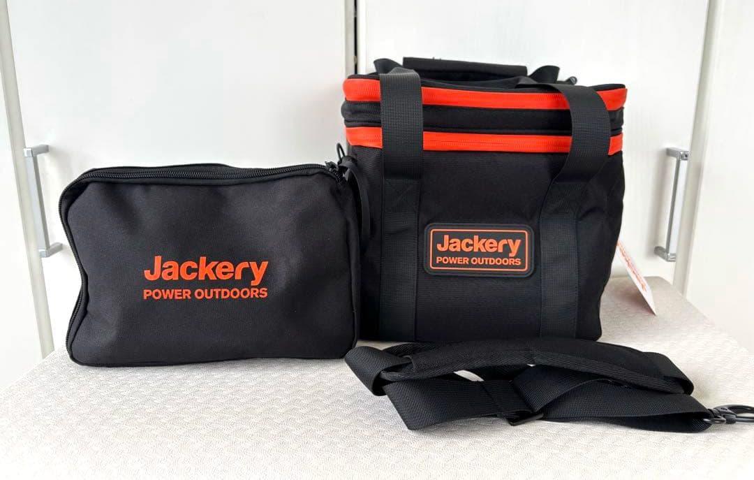 Jackery　充電用シガーソケット・ACアダプター収納ポーチ＆本体収納バッグ