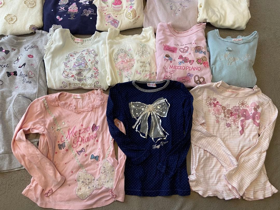 T*a様 メゾピアノ　トレーナー セーター ロンT ショーパン 秋冬 17点 1