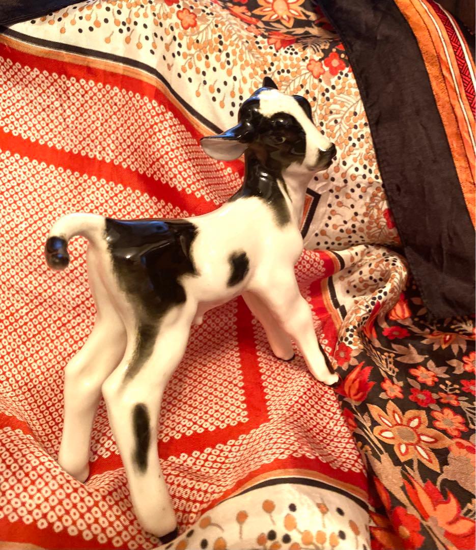 USSR 子牛　フィギュリン　フィギュア　希少　旧ソ連　/検　ロモノーソフ