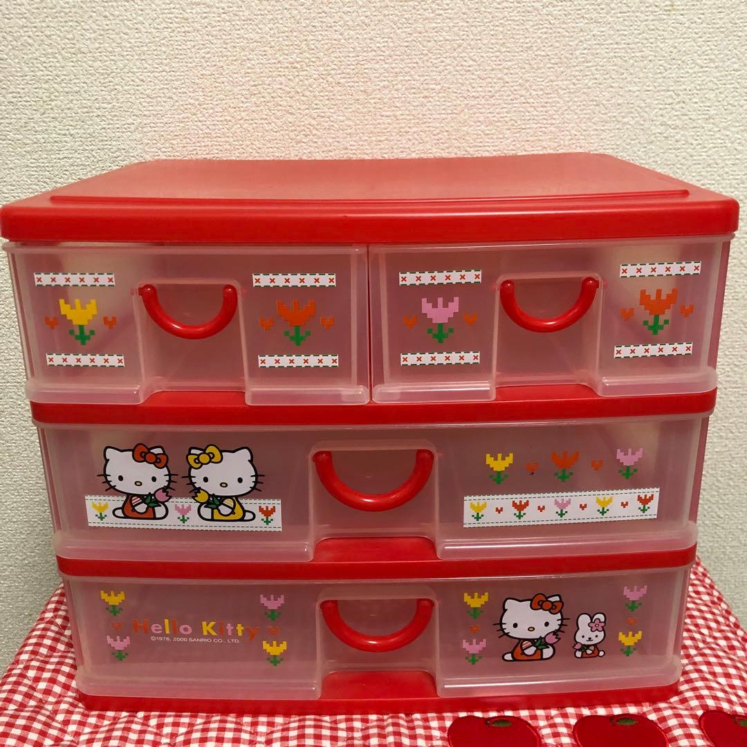 ハローキティ ミニチェスト アンティーク レトロ雑貨