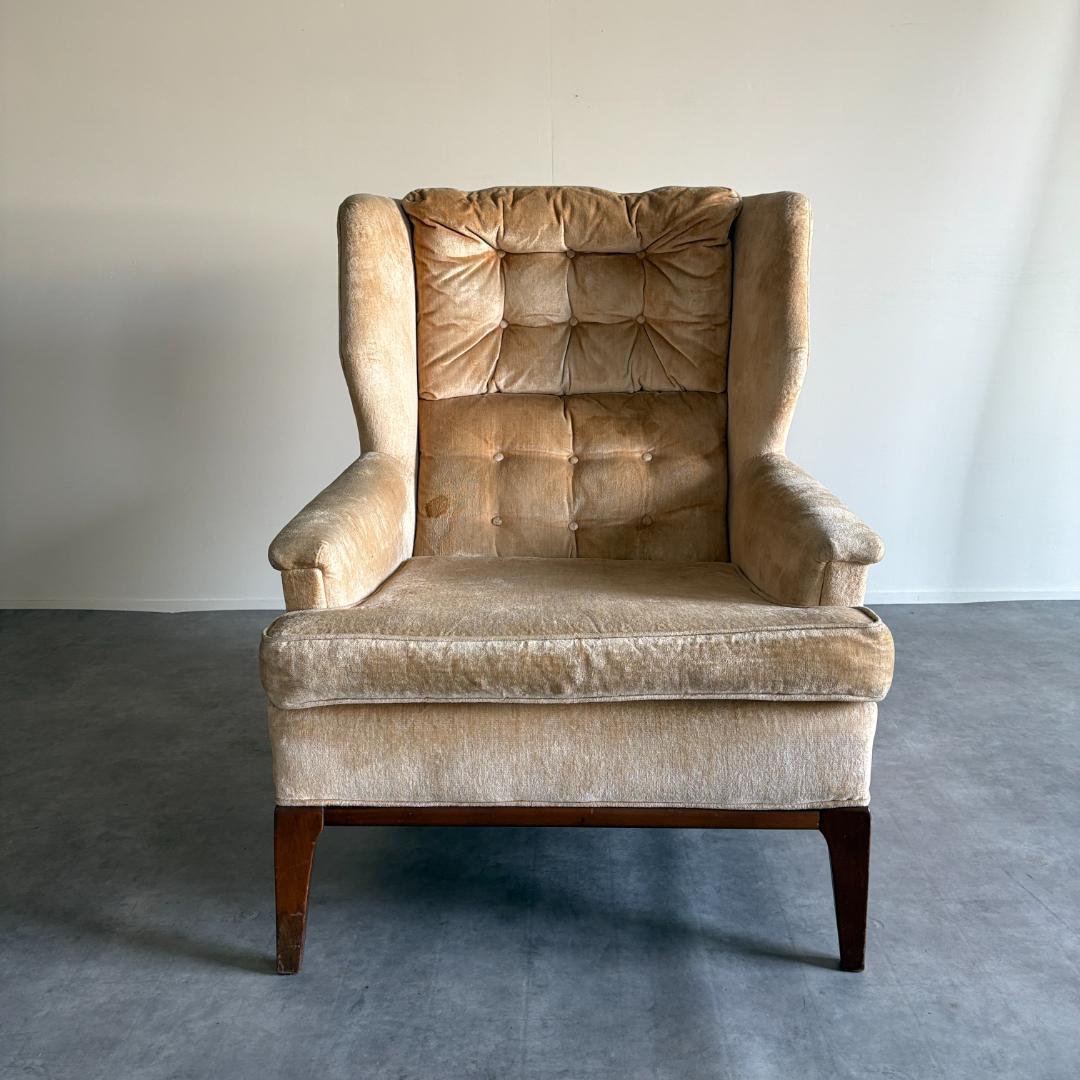 ヴィンテージ　ウイングバックチェア