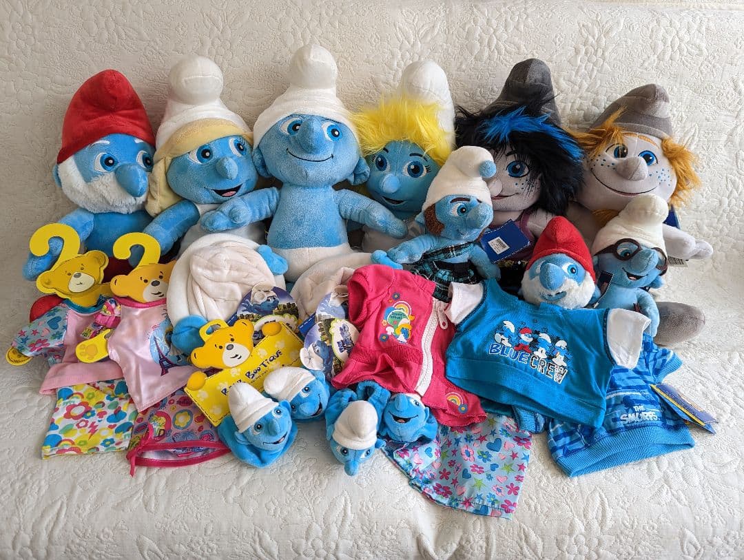 ビルドアベア　スマーフ　日本未発売を含む　コスチュームとぬいぐるみセット