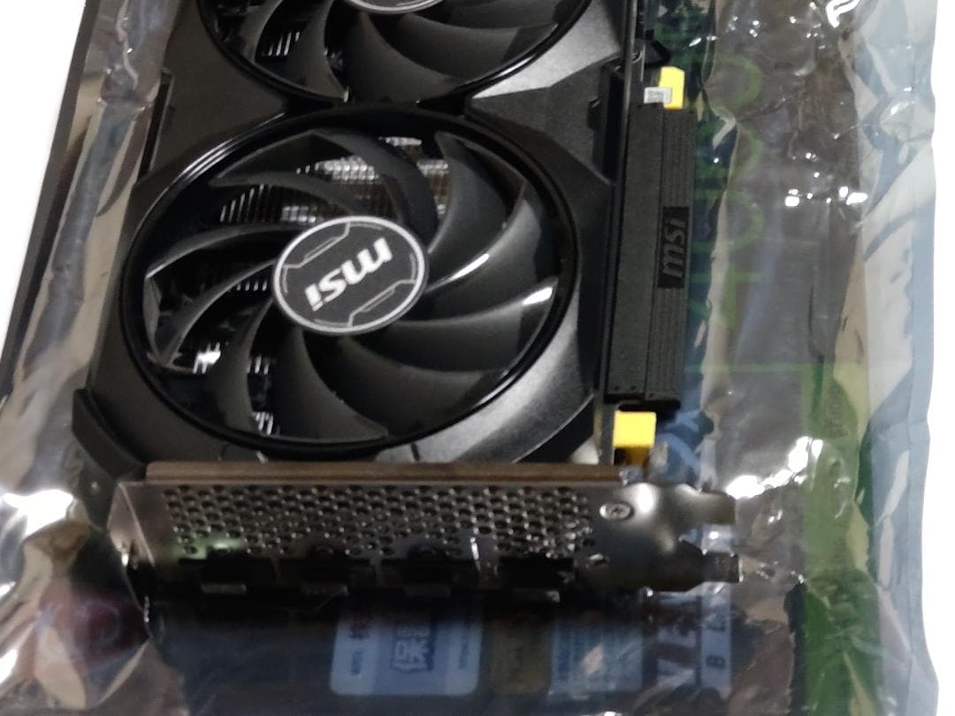 グラフィックボード・グラボ・ビデオカード MSI GEFORCE RTX 4060Ti 8GB VENTUS 2X